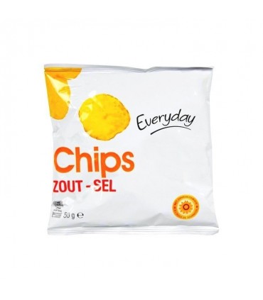 Everyday chips salée 36x 50 gr EPICERIE BELGE CHOCKIES