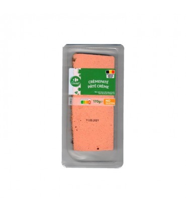 Carrefour classic gluten free cream pate 170 gr